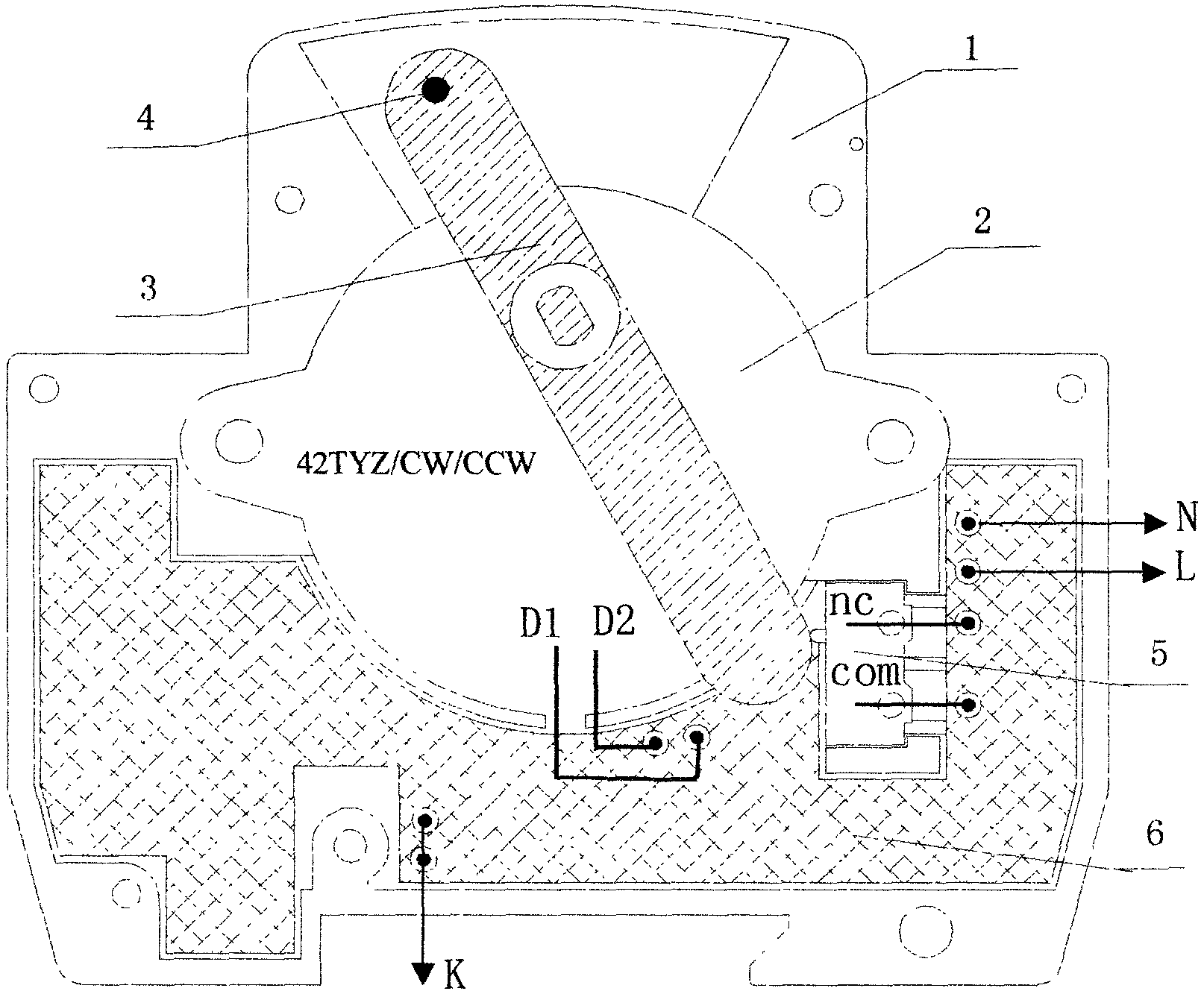 Automatic reclosing driving device of miniature circuit breaker