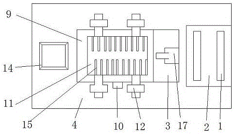 Cleaning device for mining conveyer belt