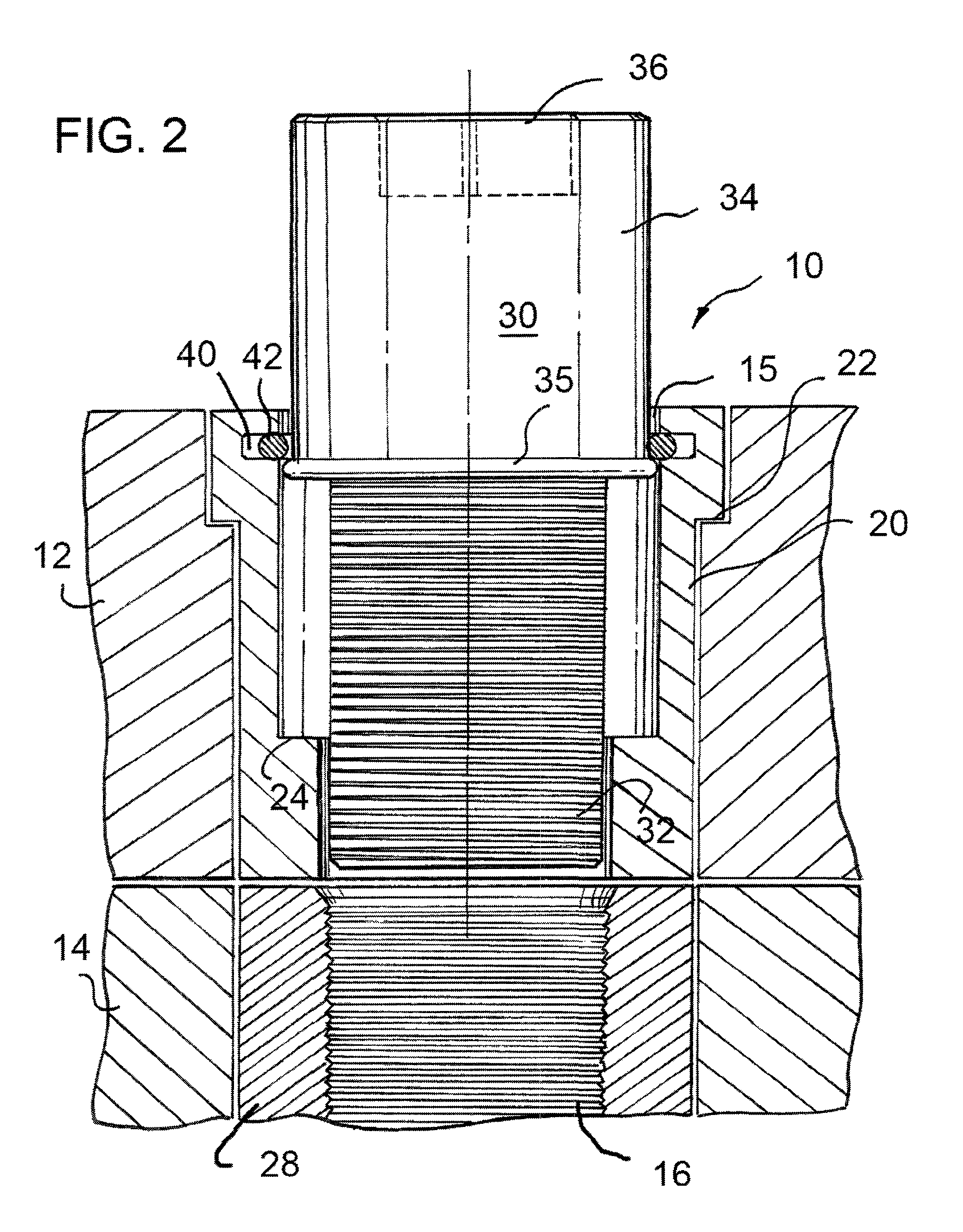 Captured screw assembly