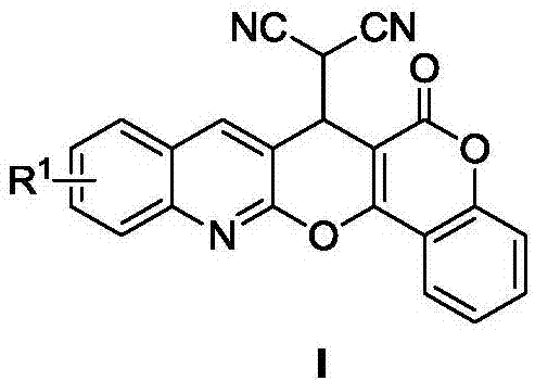 Chromeno[3',4':5,6]pyrano[2,3-b]quinoline derivative, preparation method and application thereof