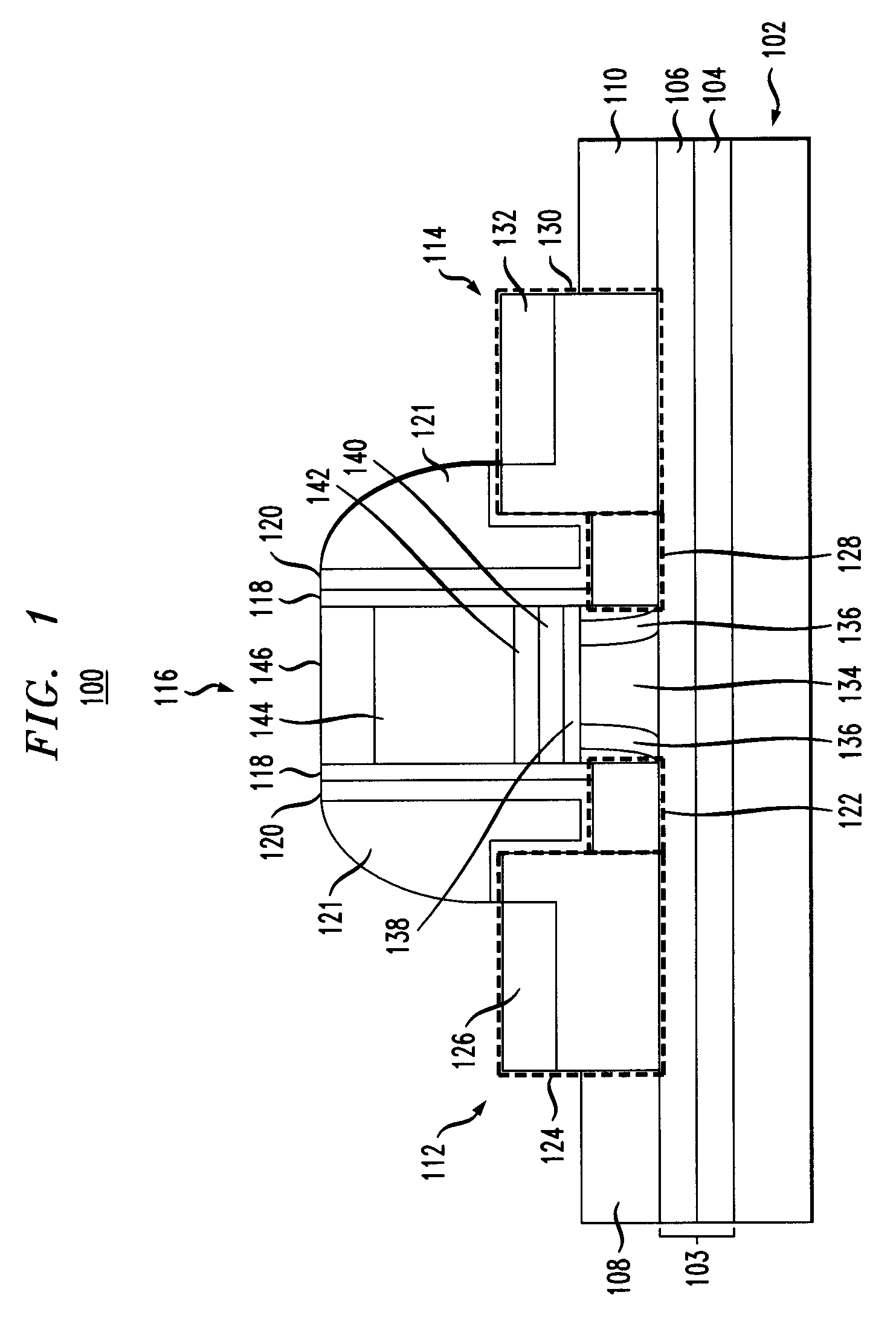 Metal-Gated MOSFET Devices Having Scaled Gate Stack Thickness