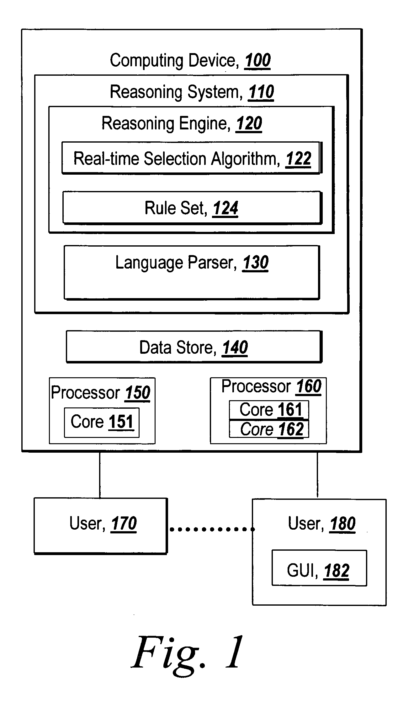 Real-time reasoning system using natural language-like rules