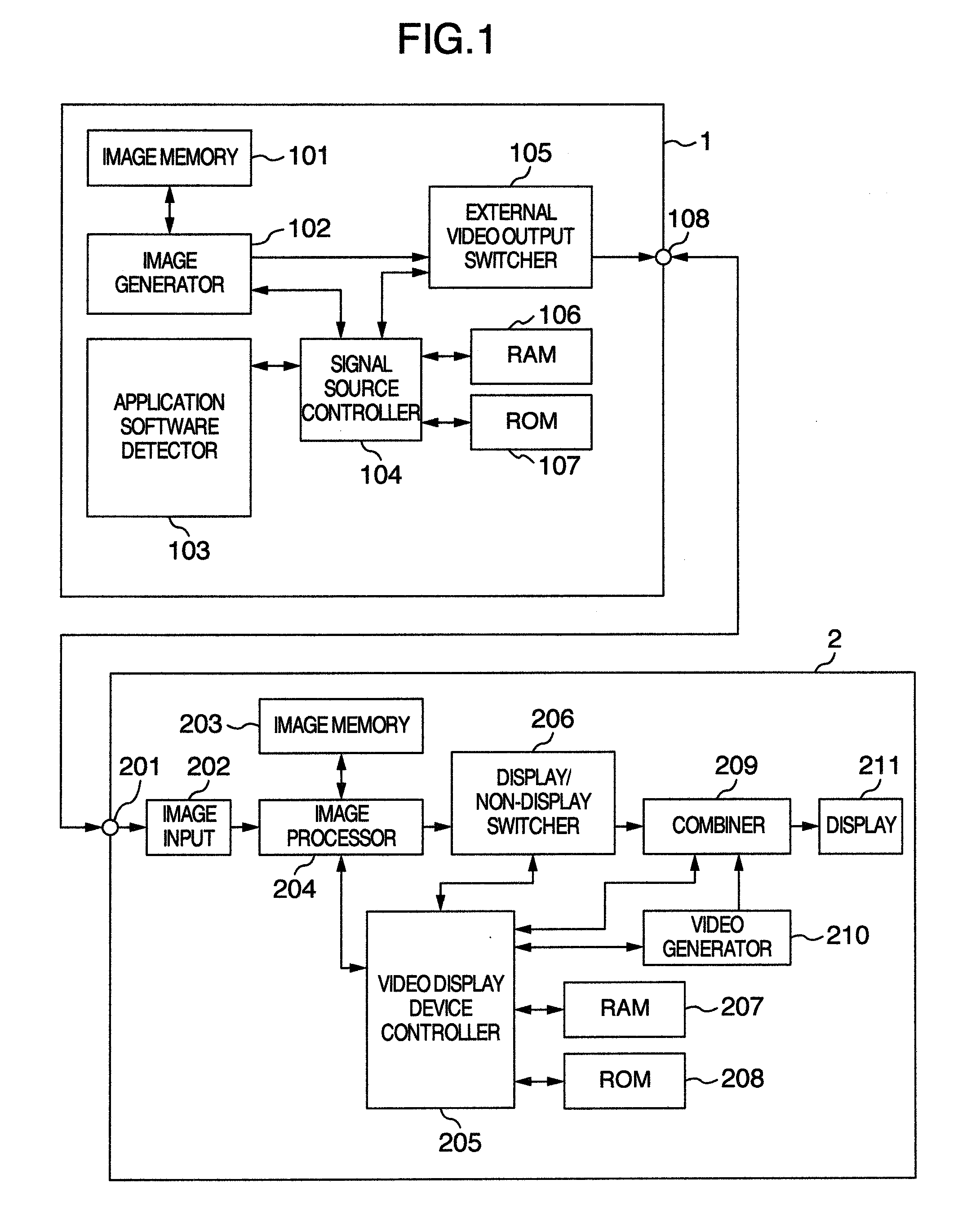 Video display system and display control method