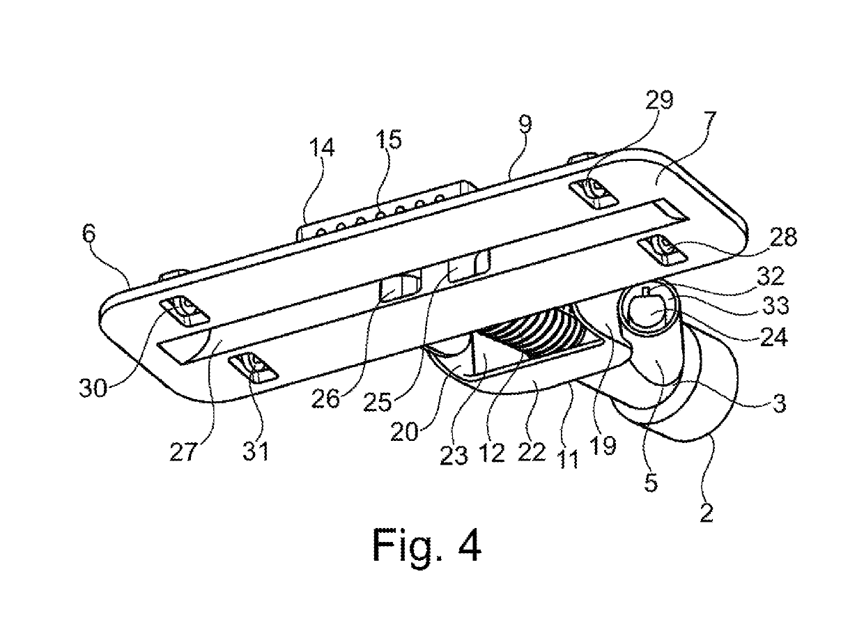 Electricity producing flexible and slim nozzle for being releasably connected to a suction source of a vacuum cleaner