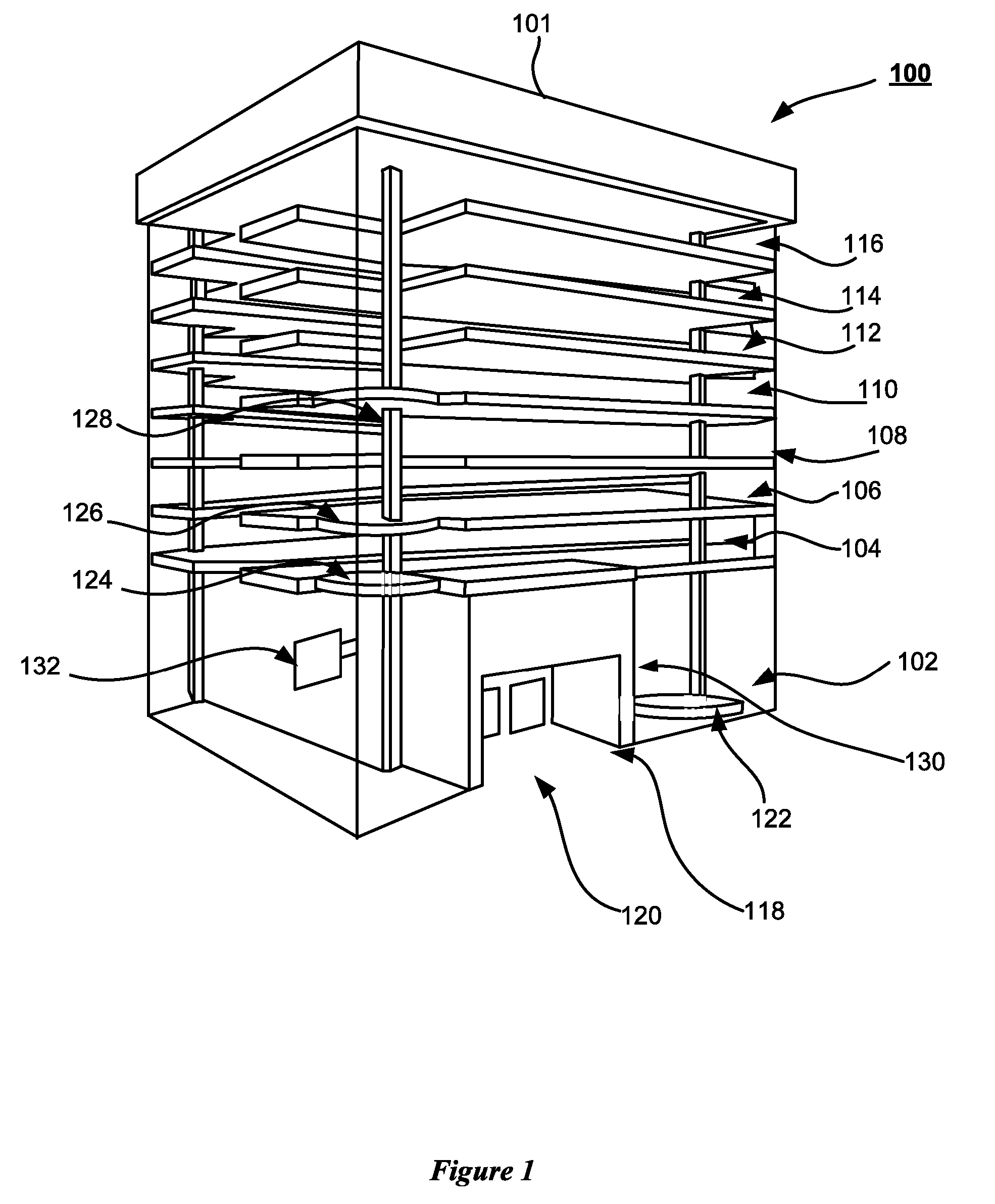 A system and method for automated goods storage and retrieval