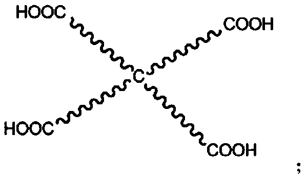 Cross section fiber containing metal modified cross ester and preparation method of cross section fiber