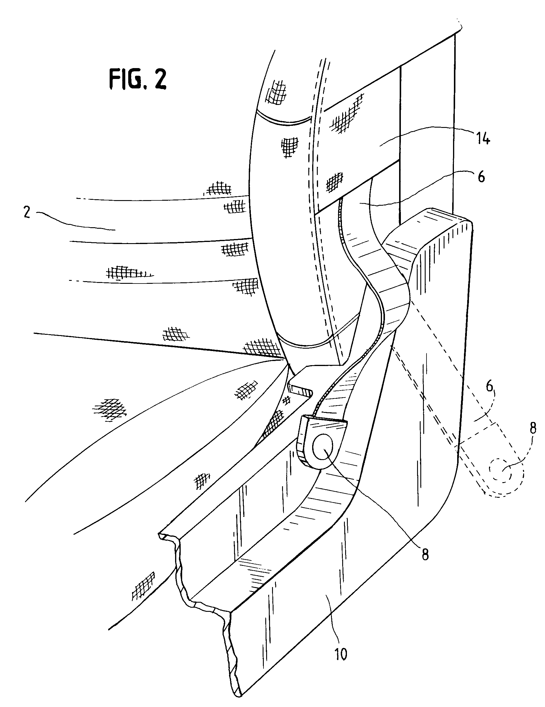 Low mount seat belt guide loop