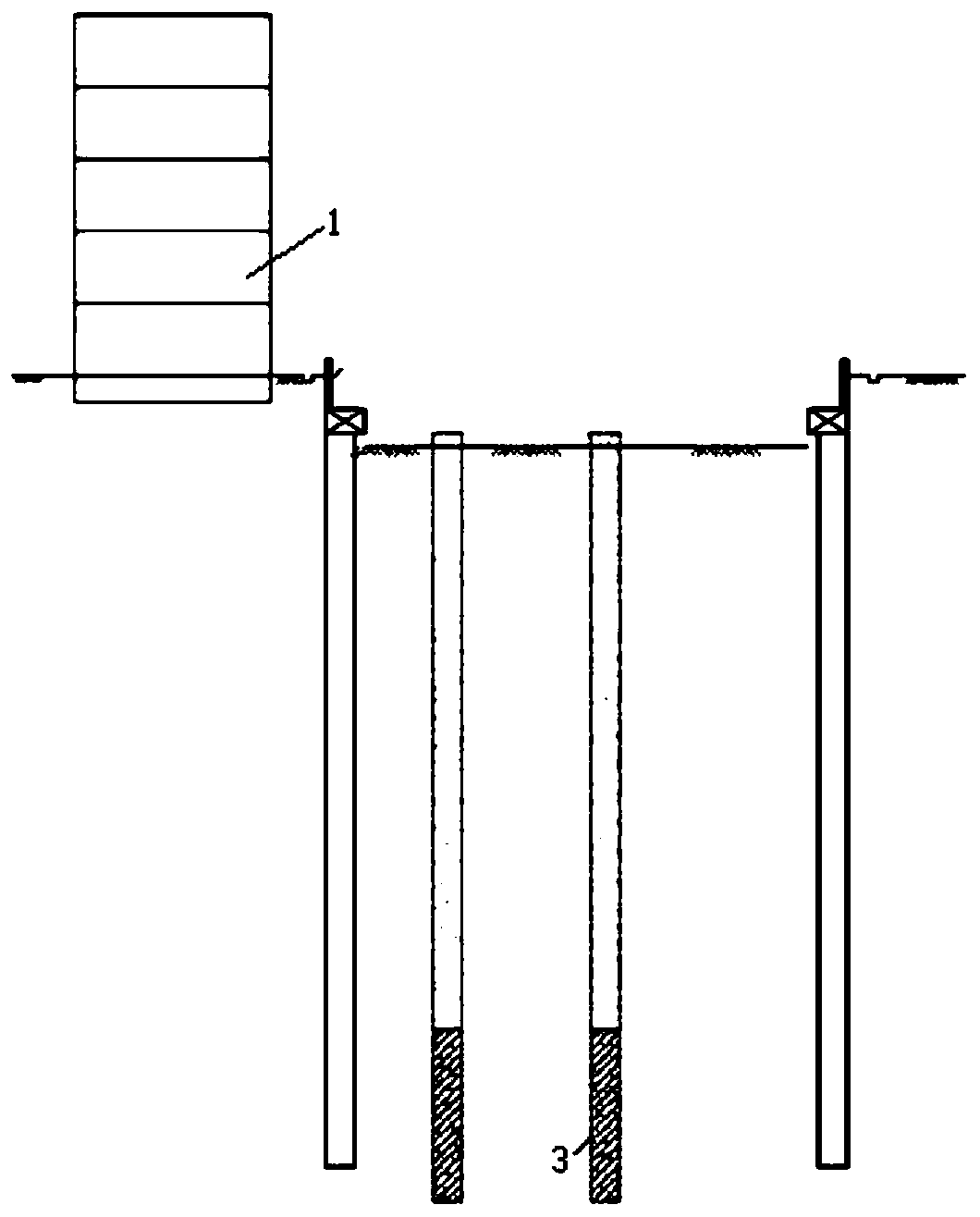 Close-fitting open and underground excavation combined subway station structure and construction method thereof