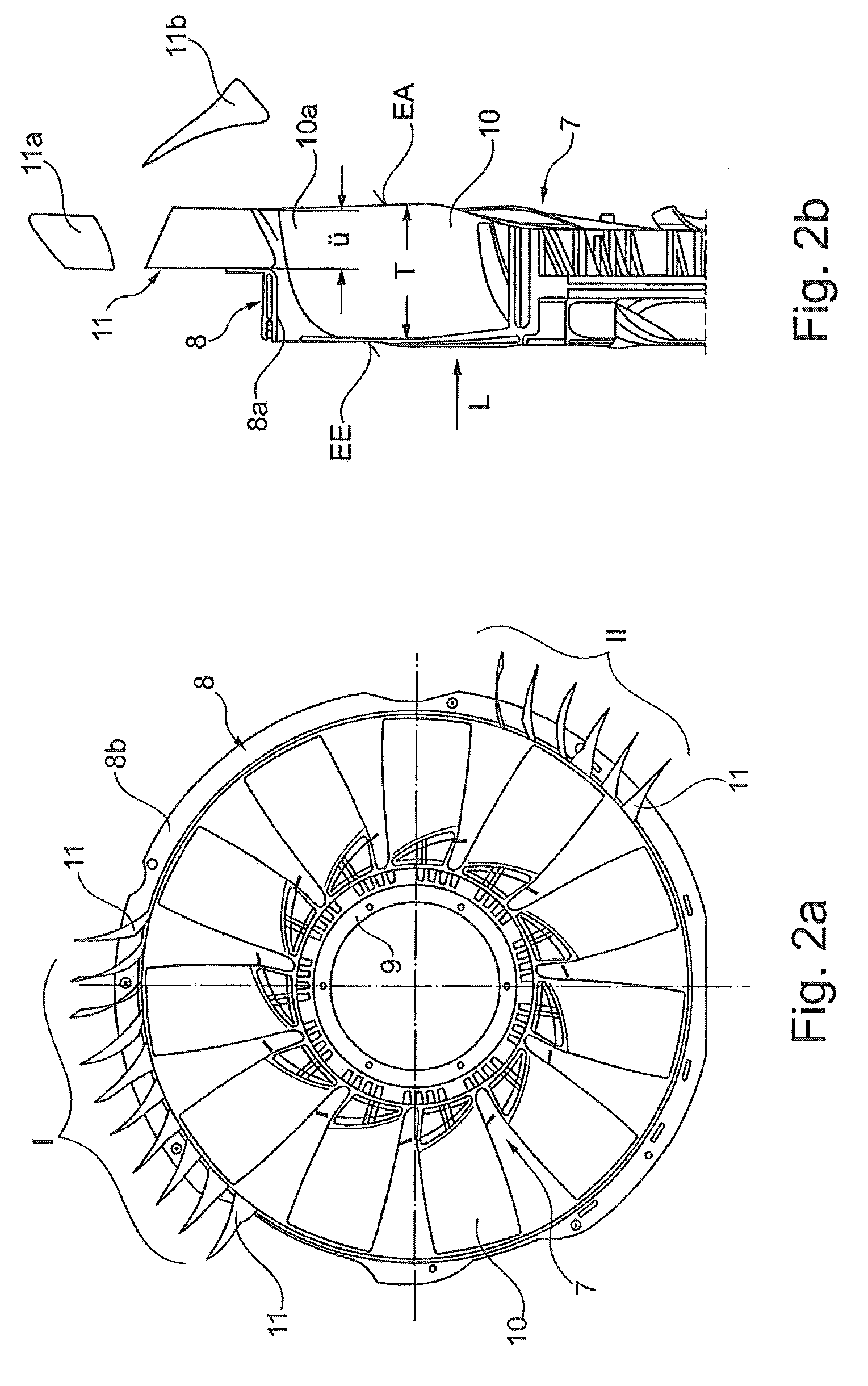 Axial flow fan, in particular for a motor vehicle