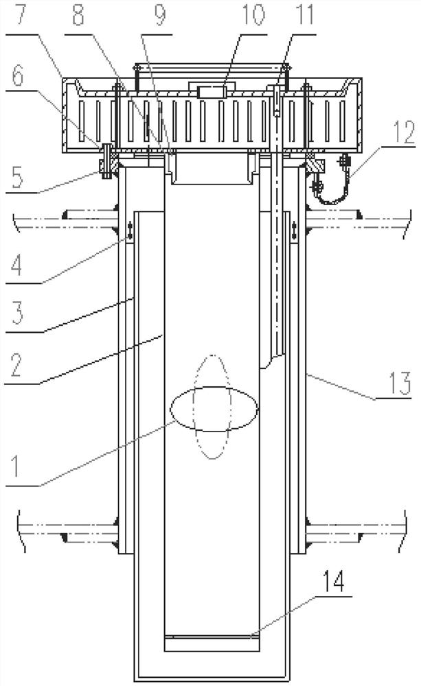 Streamline-shaped float type emergency drainage device