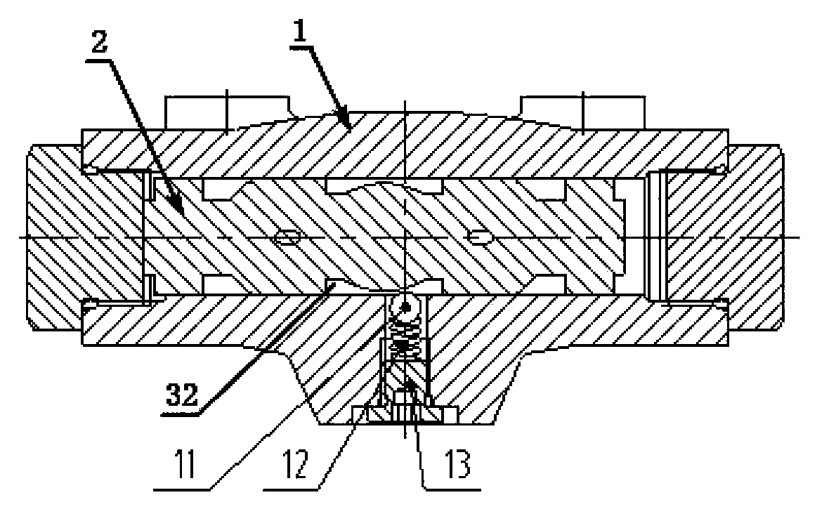 Differential pressure feedback type flow divider valve