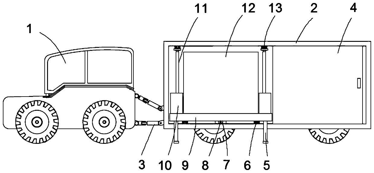 Mobile outdoor education propaganda equipment