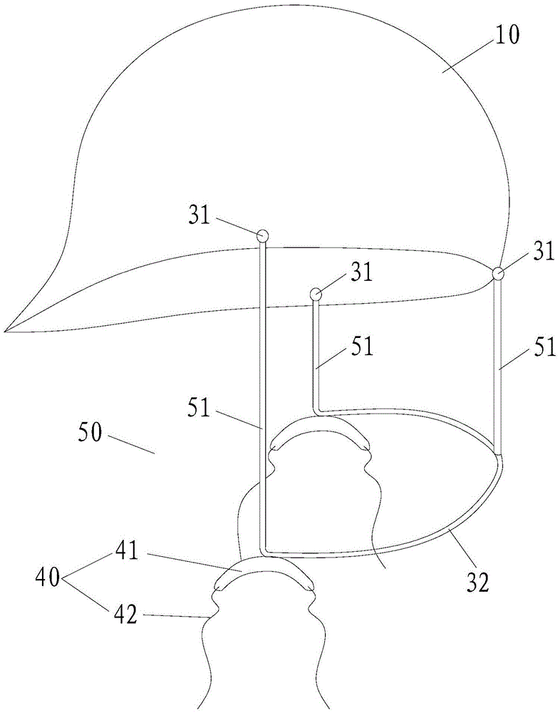 Improved type protective helmet