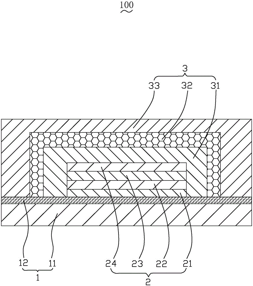 Organic light-emitting diode device and production method thereof