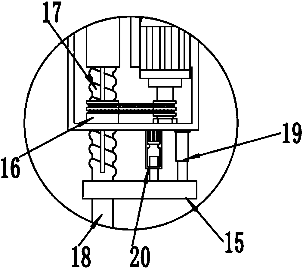 Leather equidistance punching device