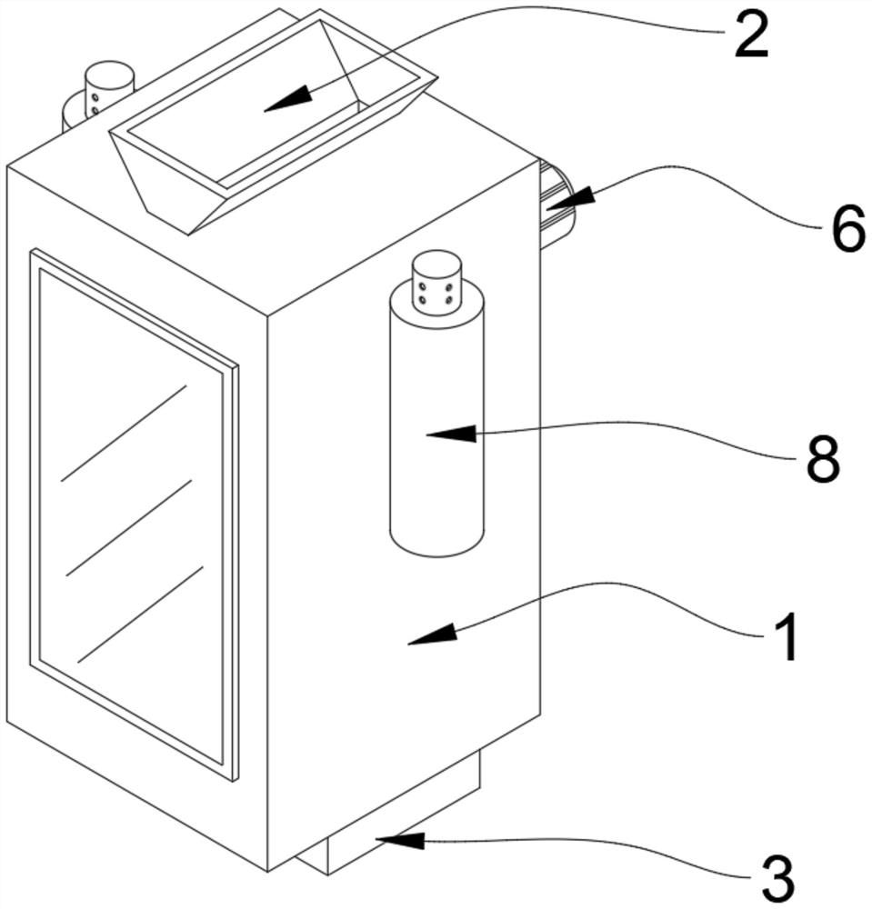 Clay mineral crushing device