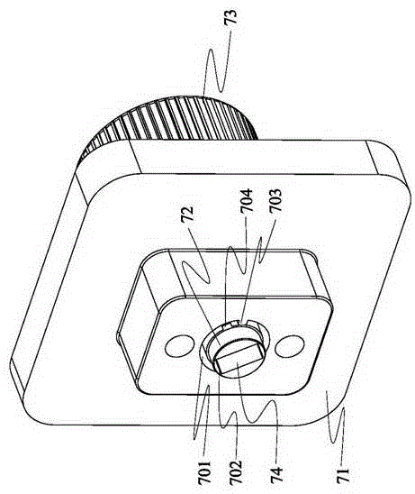 Magnetic induction variable-speed switch device