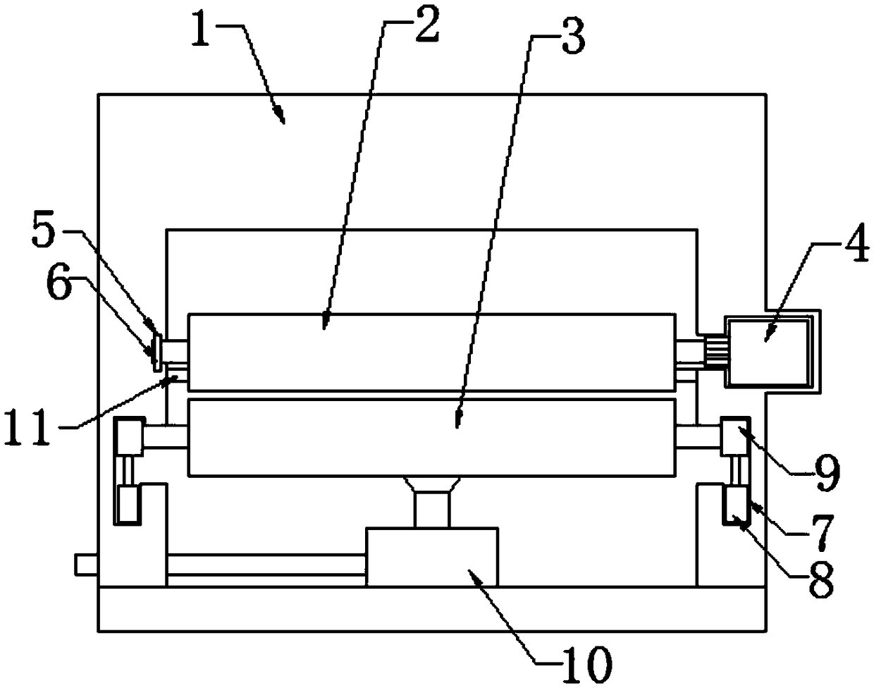 Fabric presser for textile machines