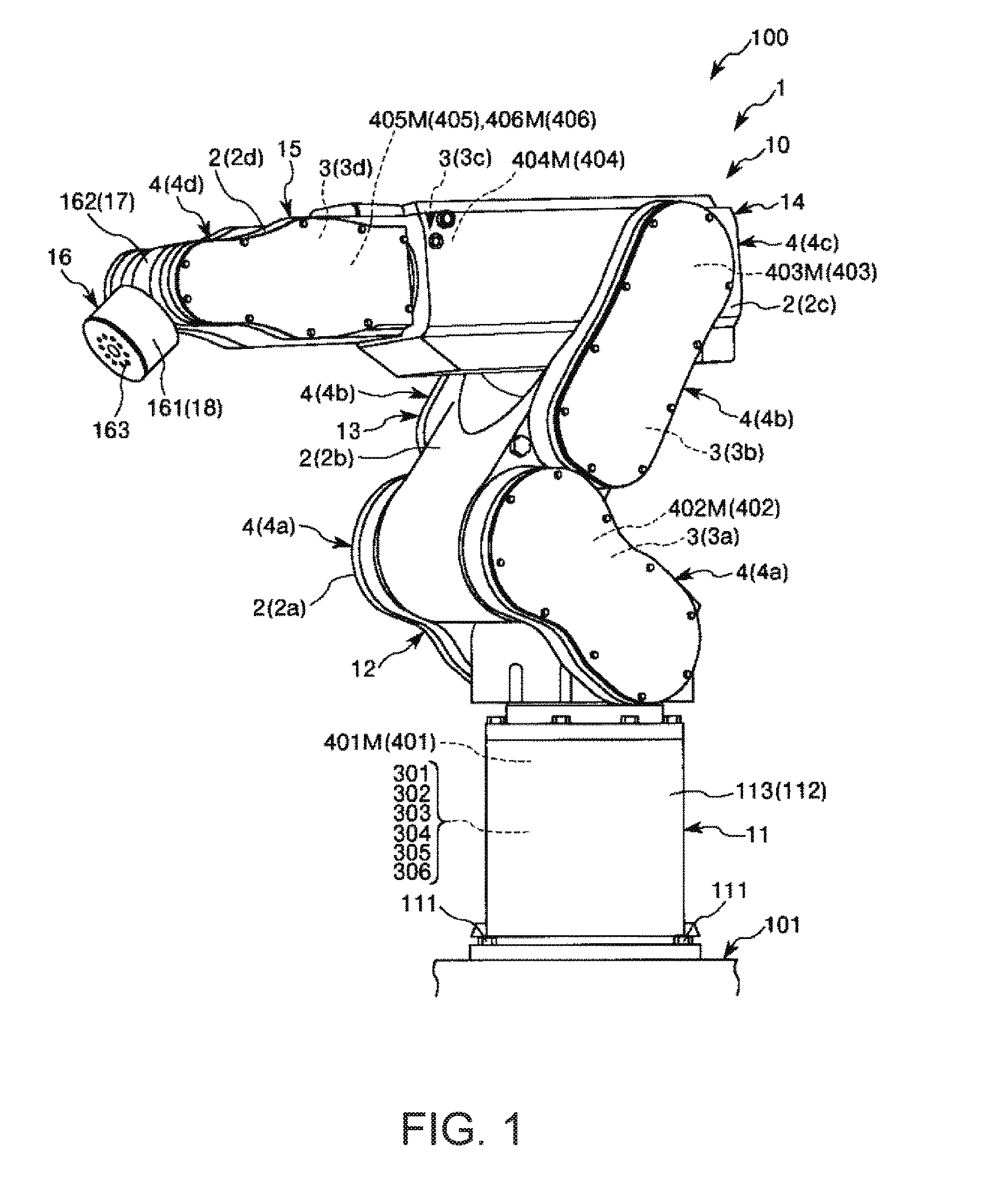 Robot, control apparatus, and robot system