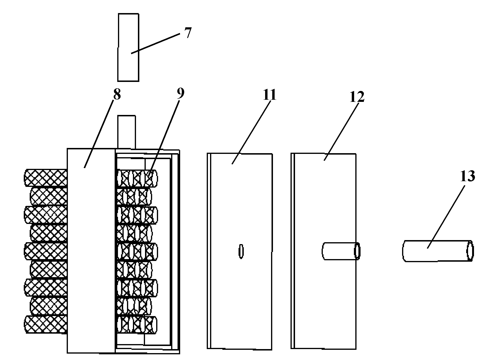 Micro LHP radiating system for integrated electrofluid power pump