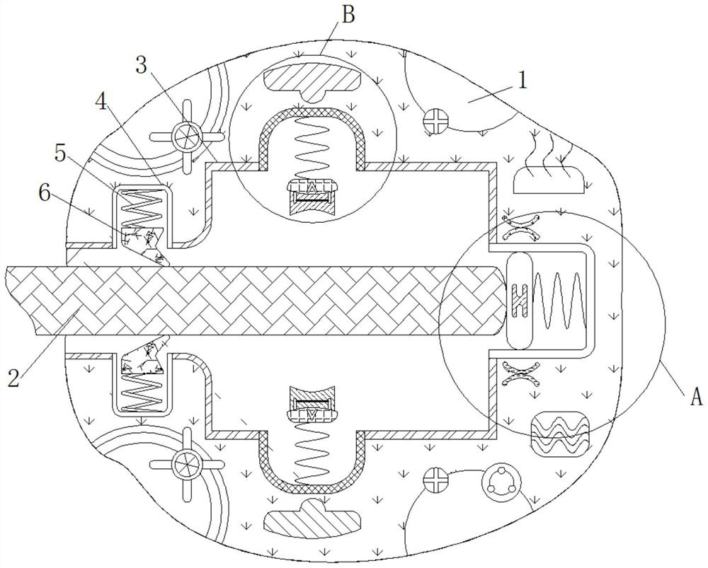 Data line stripping device based on current heating principle