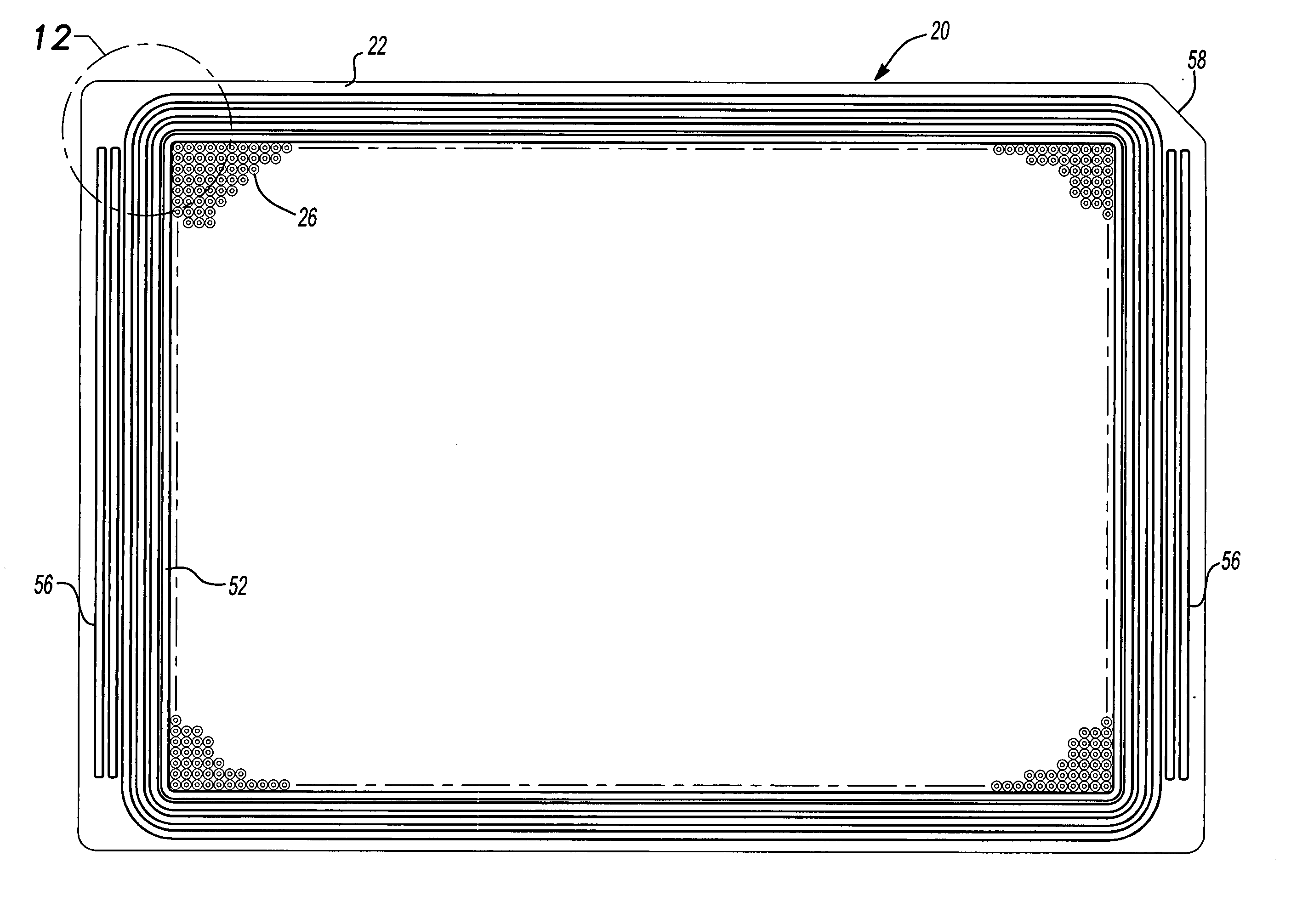 Grooved high density plate