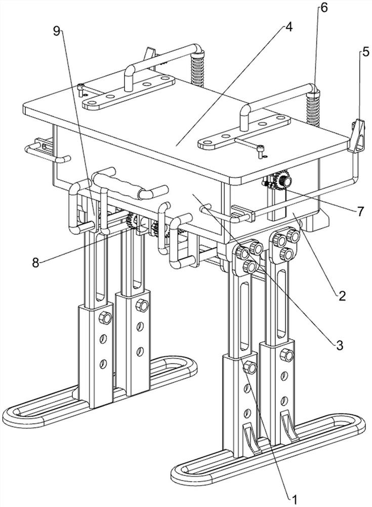 A desk with anti-myopia function