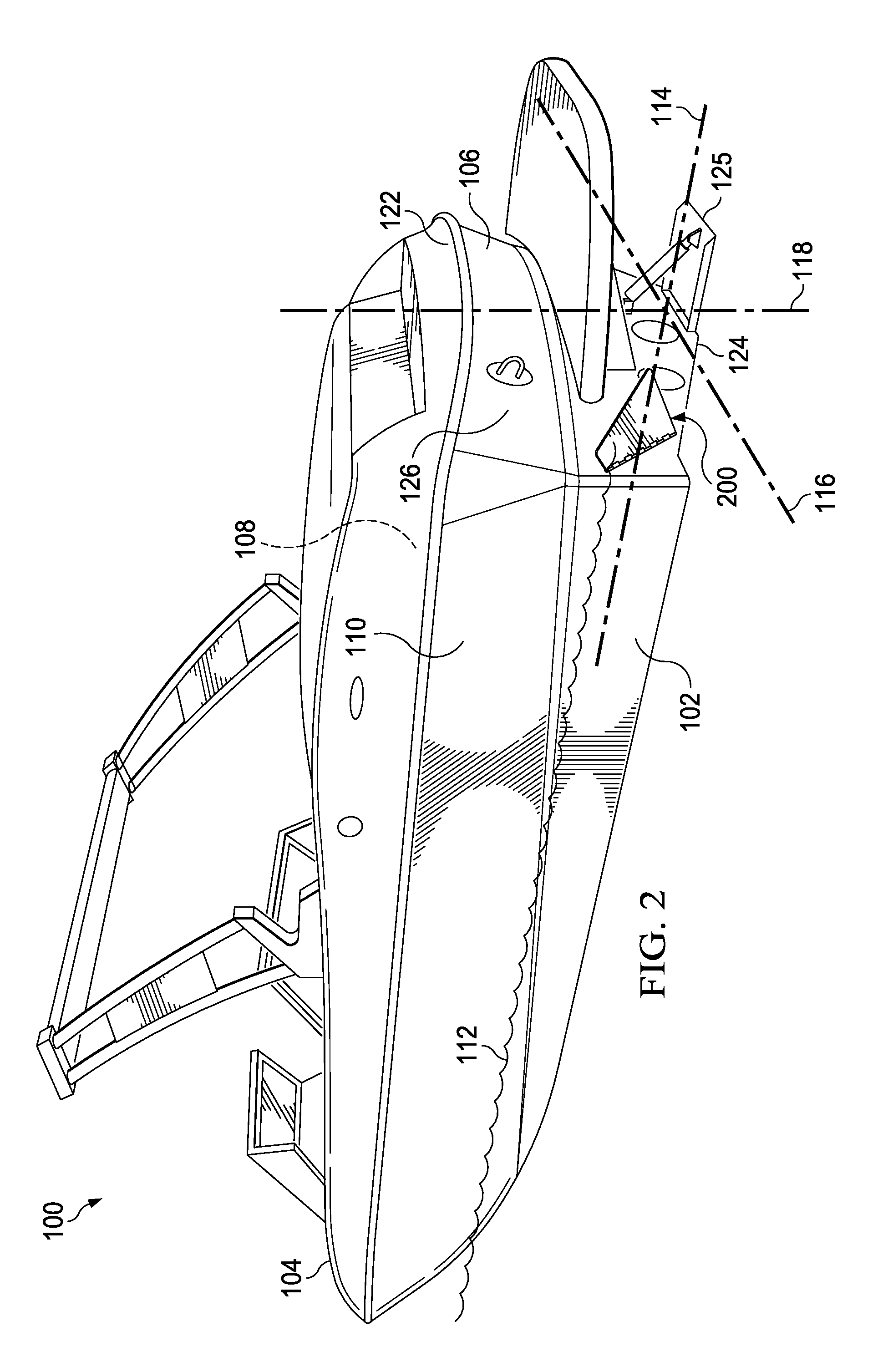 Wake shaping system for a boat