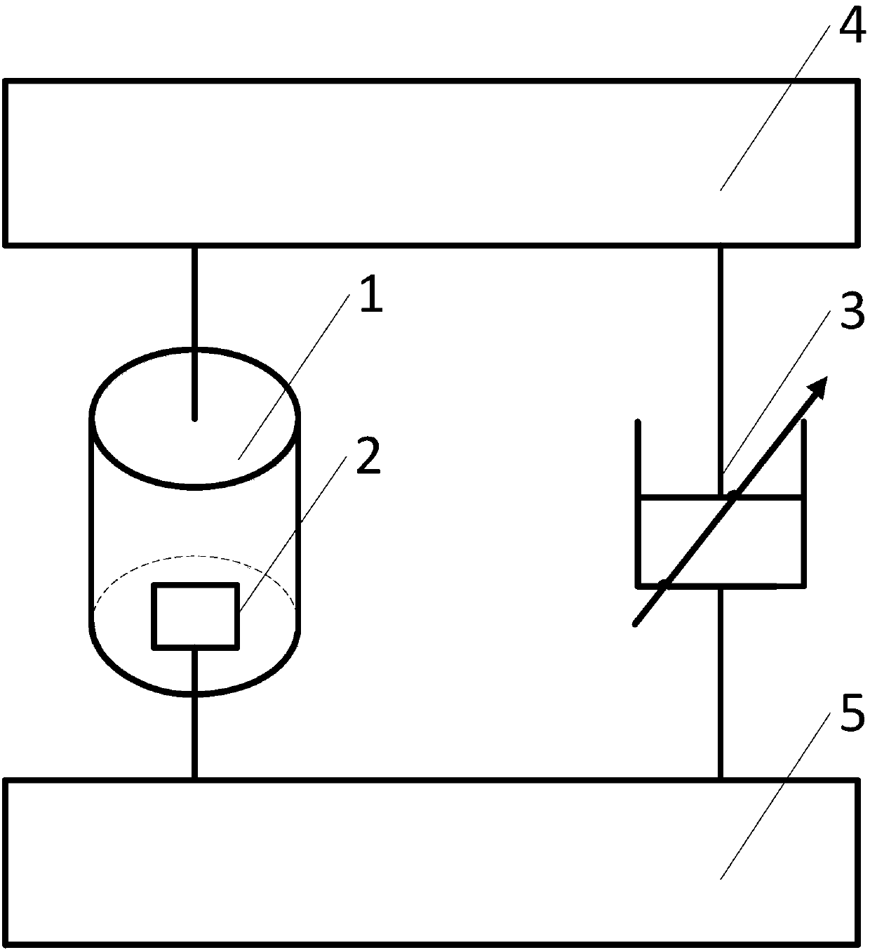 A vibration isolation system with controllable stiffness damping and inertia force and its control method