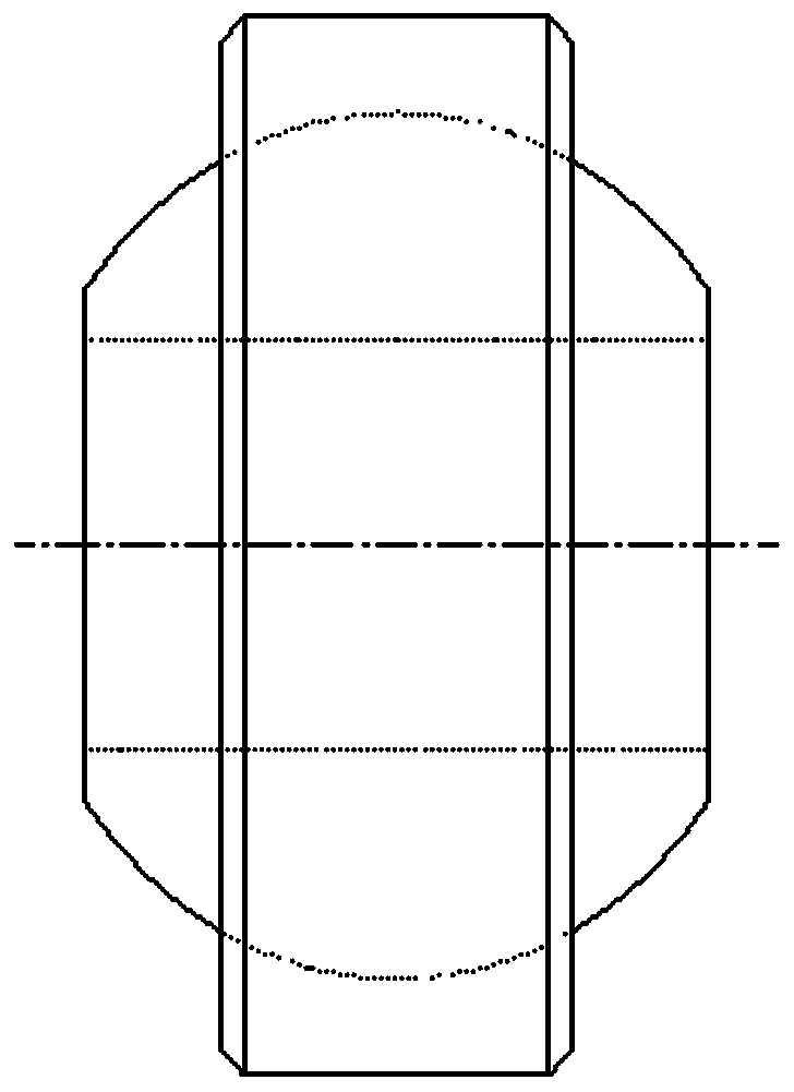 Precise clearance rolling machine for extruded centered joint bearing