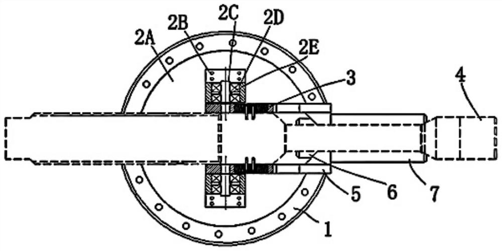 A device for simulating the recoil force of a grenade launcher