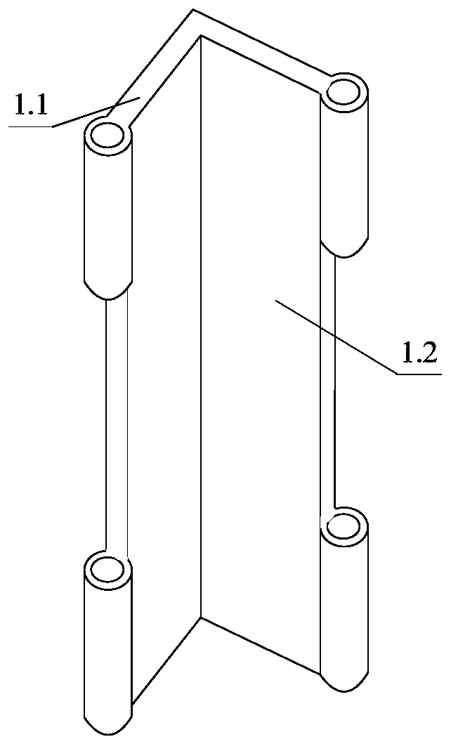 Buckling-restrained reinforcing device for power transmission iron tower angle steel