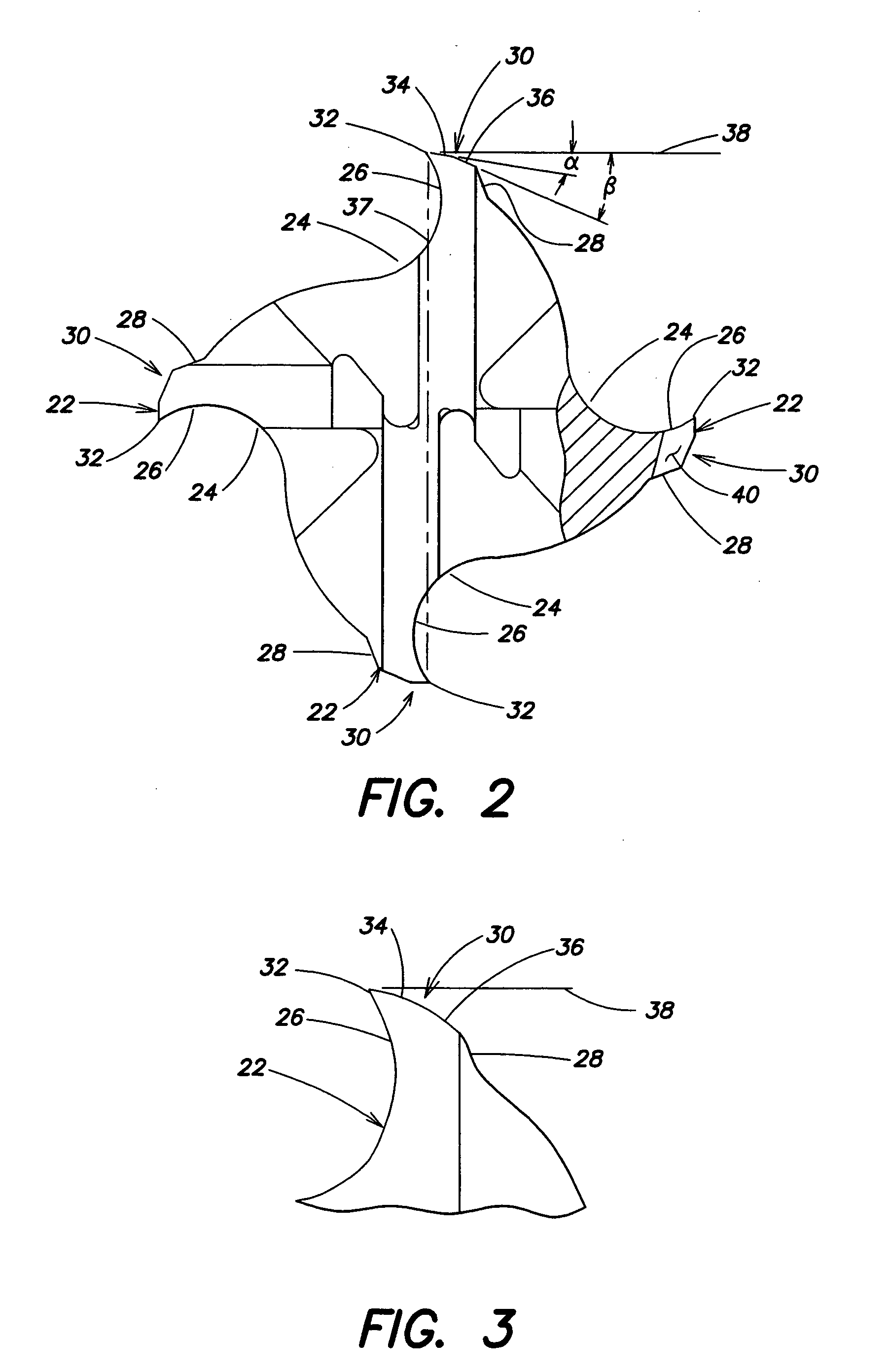 Rotary cutting tool with non-uniform distribution of chip-breaking features