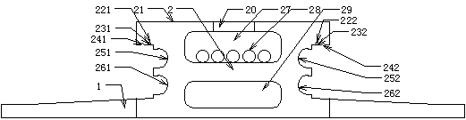 Monorail tramcar rail using rising and falling parallel turnout