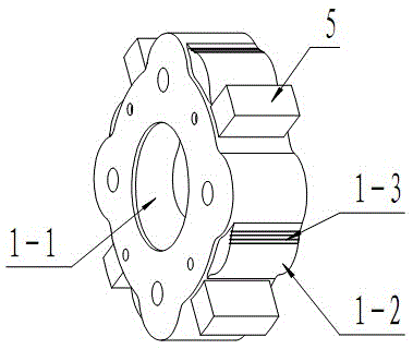 A kind of torsional shock absorber of automobile transmission shaft