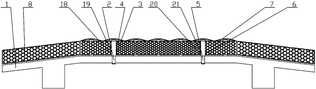 Anti-collision beam buffering structure with stiffness compensation function