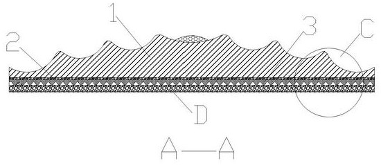 Shield-shaped tail section type bionic turning bulletproof flashboard