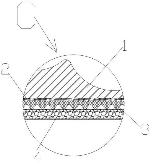 Shield-shaped tail section type bionic turning bulletproof flashboard