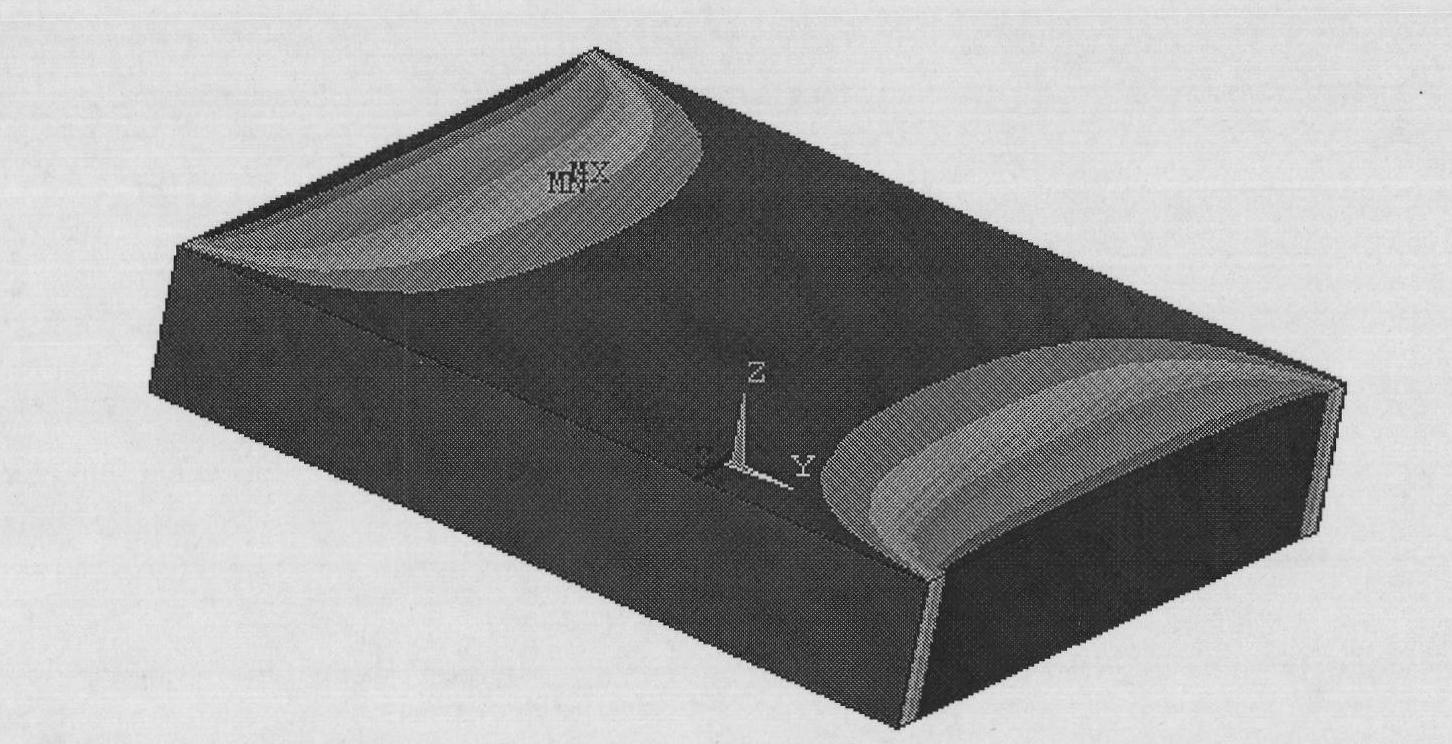 Temperature field simulation device with substrate micro/nano film