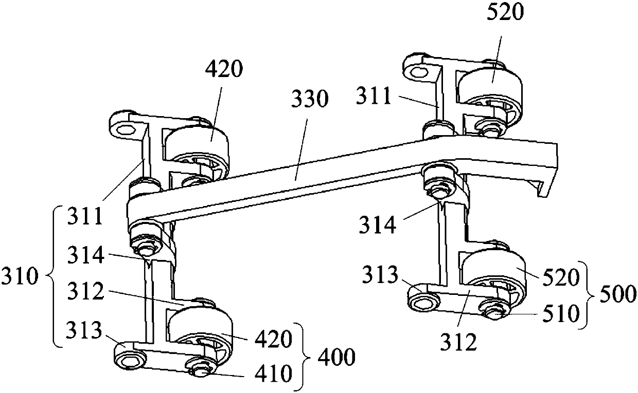 Floating roller mechanism and bill processing device