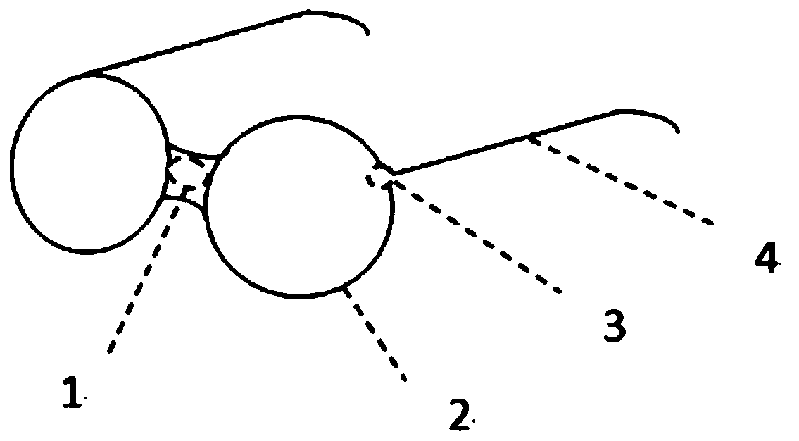 A kind of sunglasses and method for identifying whether the driver is distracted driving