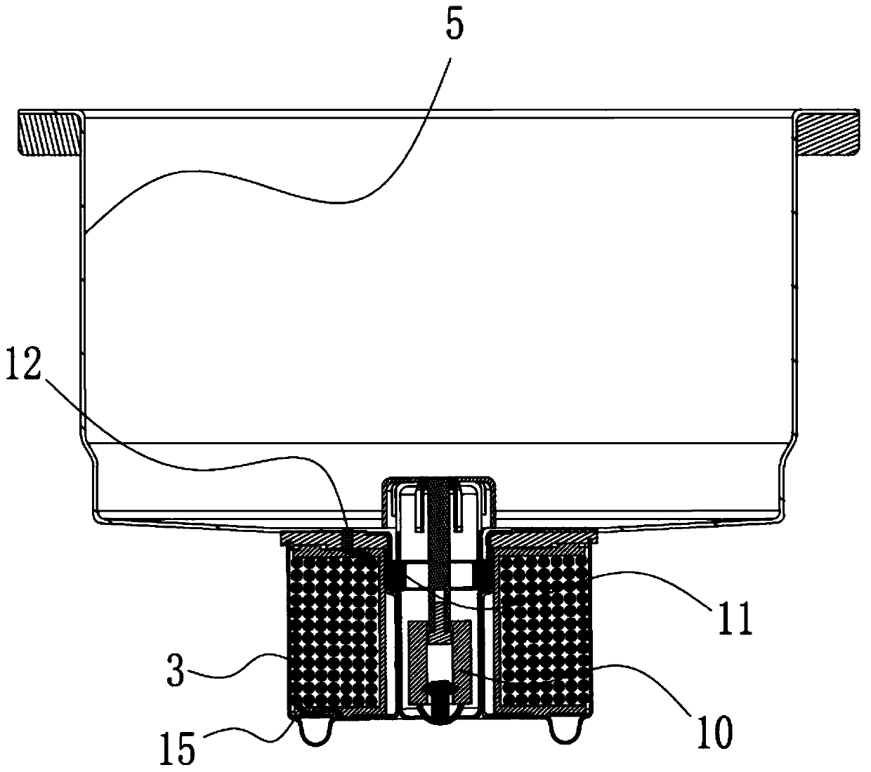 Structure of stewing device