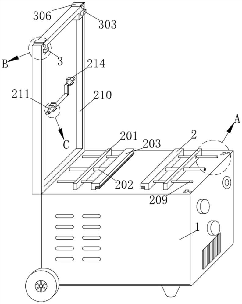 Laser welding device capable of achieving automatic positioning