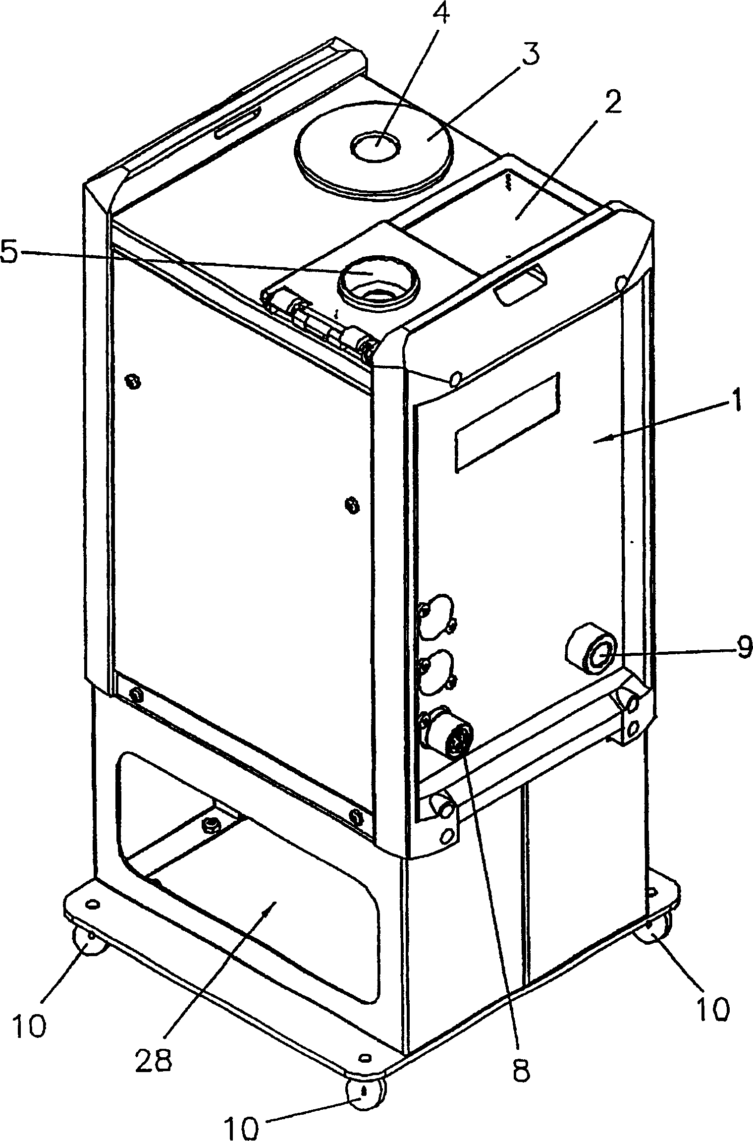 Method and equipment for cleaning welding torch