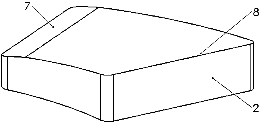 A tilting pad thrust bearing supported by an elastic disc