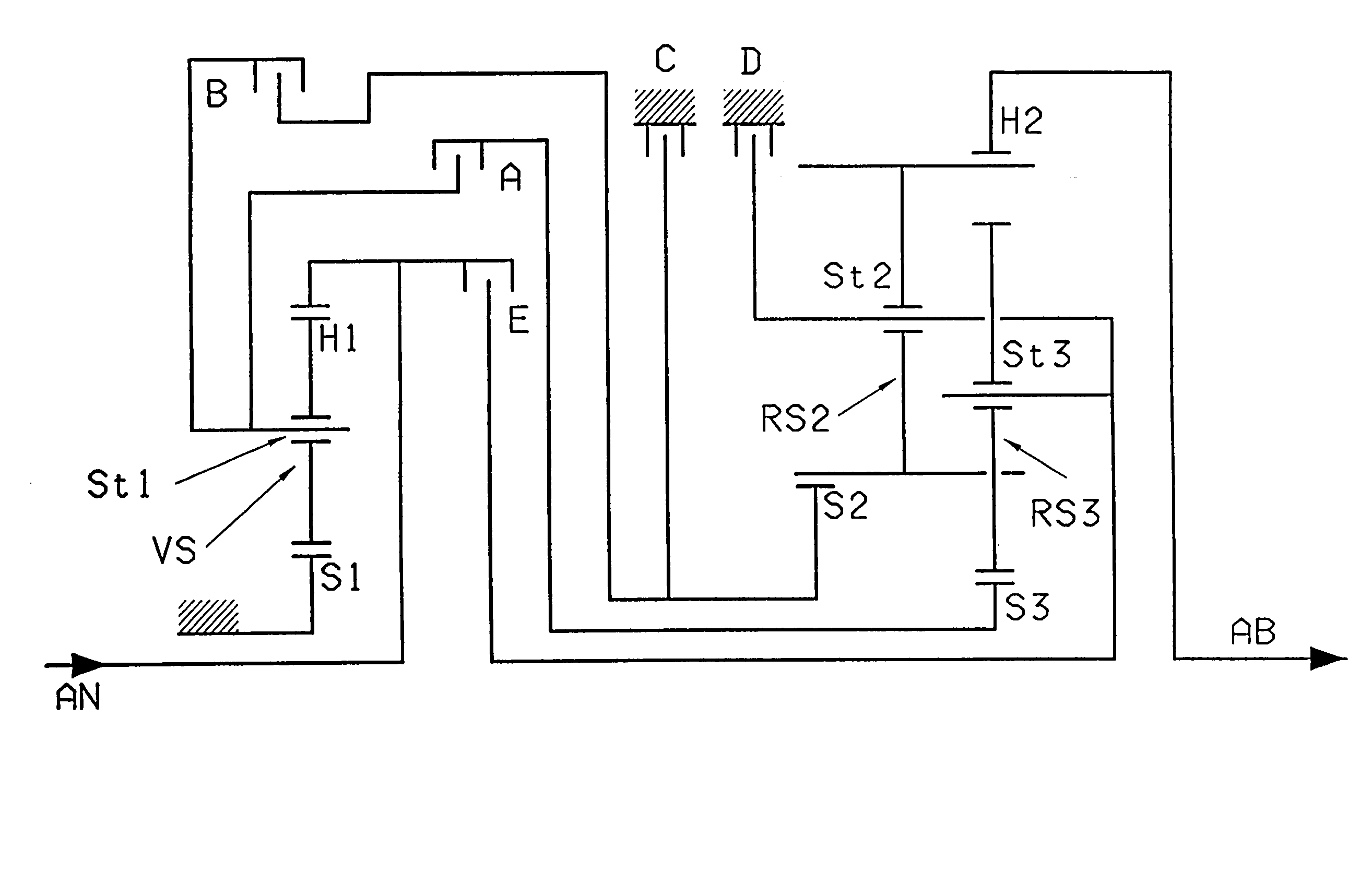 Multi-stage transmission