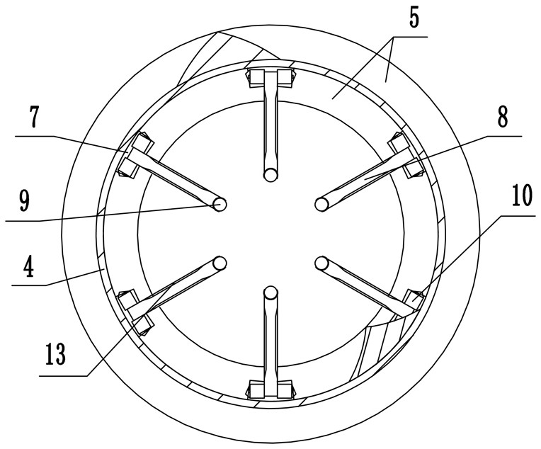 Sleeve drill pipe drilling tool and construction method for pulling out old pile by using drilling tool