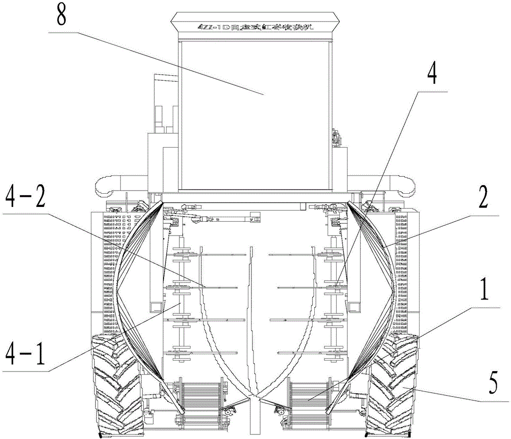 Self-walking red date harvester