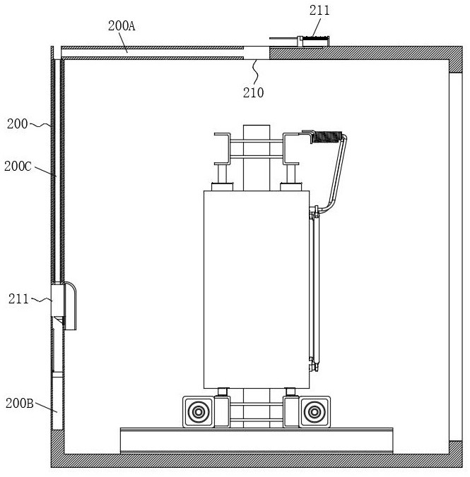 Dry-type high-frequency high-voltage transformer