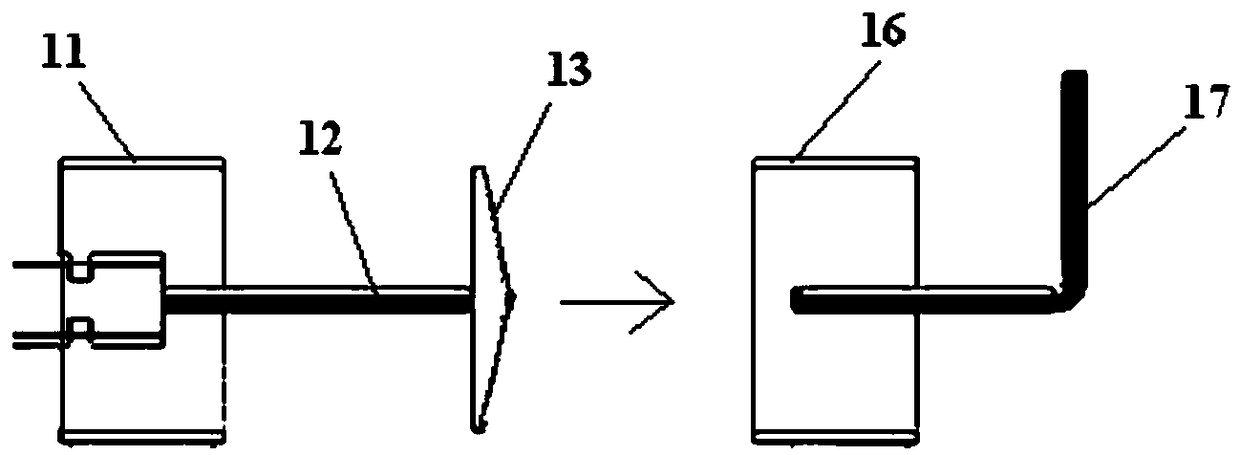 Analog measuring device and method for surface potential of insulator in GIL